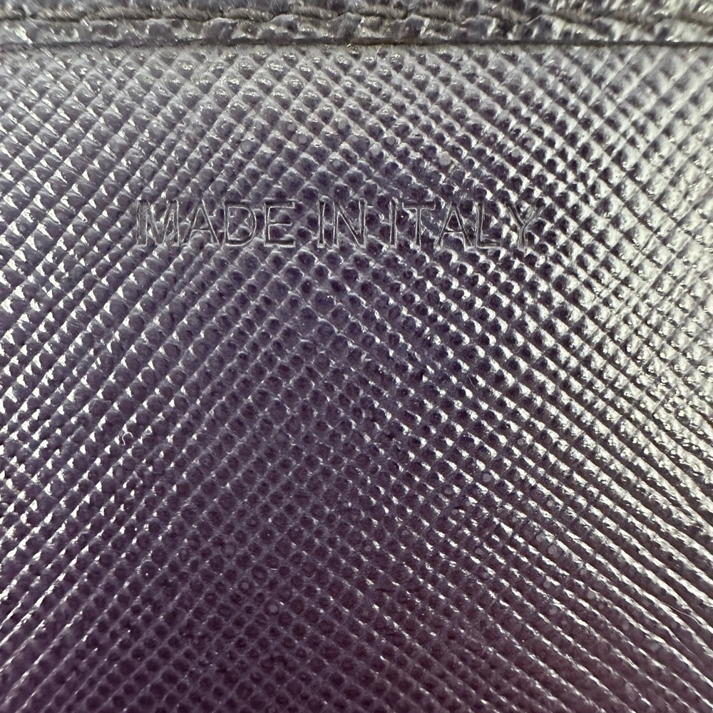 Prada Saffiano Leather Wallet Purple EUC - Picture 16 of 16